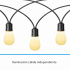 Steren Serie de Focos Regulables LED Inteligentes, Wi-Fi, Luz RGB, Negro, 12 Focos  3