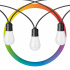 Steren Serie de Focos Regulables LED Inteligentes, Wi-Fi, Luz RGB, Negro, 12 Focos  1