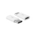 Steren Adaptador USB C Macho - Micro USB Hembra , Blanco  1