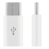 Steren Adaptador USB C Macho - Micro USB Hembra , Blanco  2