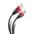 Steren Cable Elite USB A Macho - USB B Hembra, 7.2 Metros, Negro/Rojo  1