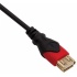 Steren Cable Elite USB A Macho - USB A Hembra, 1.8 Metros, Negro/Rojo  3