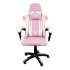 Stylos Silla Gamer SGSI02, hasta 115kg, Rosa/Blanco  2