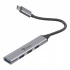 Stylos Hub USB C Macho - 4x USB 2.0 Hembra, 480 Mbit/s, Gris  2