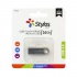 Memoria USB Stylos ST100, 16GB, USB 2.0, Plata  2