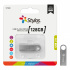 Memoria USB Stylos ST100, 128GB, USB 2.0, Gris  4