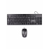 Kit de Teclado y Mouse TechZone TZACCBA01, Alámbrico, USB, Negro (Español)  1