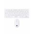 Kit de Teclado y Mouse TechZone TZACCBI04, RF Inalámbrico, USB, Blanco (Español)  1