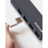 Techzone Hub USB-C 3.2 Macho - 4x USB-A 3.2, 500 Mbit/s, Negro  6