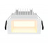 Tecnolite Lámpara LED para Techo Empotrable Macondo I, Interiores, Luz Cálida Brillante , 12W, 1400 Lúmenes, Blanco, para Oficina  1