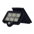 Tecnolite Lámpara LED Solar para Pared con Sensor de Movimiento, Luz de Día, 3W, 350 Lúmenes, Negro, para Casa  1