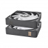 Ventilador Thermaltake CT120 EX ARGB Sync, 3x 120mm, 2000RPM, ARGB, Negro/Blanco  2