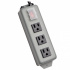 Tripp Lite by Eaton Barra Multicontactos 3SP, 3 Contactos, 120V, 1.8 Metros, Gris  1