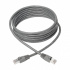 Tripp Lite by Eaton Cable Patch Cat6a STP Blindado sin Enganches RJ-45 Macho - RJ-45 Macho, 3.1 Metros, Gris  2