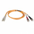 Tripp Lite by Eaton Cable Fibra Óptica Duplex LC Macho - ST Macho, 62.5/125, 2 Metros, Naranja  1