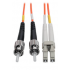 Tripp Lite by Eaton Cable Fibra Óptica Dúplex LC Macho - ST Macho, 62.5/125 , 3 Metros, Naranja  2