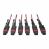 Tripp Lite by Eaton Cable Fibra Óptica Multimodo OM4 3x MTP Macho - 3x MTP Macho, 15 Metros, Magenta  1