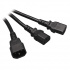 Tripp Lite by Eaton Cable de Poder C14 Macho - 2x C13 Hembra, 1.8 Metros, Negro  2