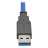 Tripp Lite by Eaton Cable Extensor USB 3.0 Macho - USB 3.0 Hembra, 30cm, Azul/Negro  2