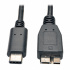 Tripp Lite by Eaton Cable USB 3.2 C Macho - Micro-USB B Macho, 1.8 Metros, Negro  1