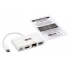 Tripp Lite by Eaton Hub Adaptador USB C Macho - 1x USB A/USB C/HDMI/RJ-45 Hembra, Blanco  3