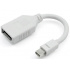 Ugreen Cable mini DisplayPort 1.2 Macho - DisplayPort 1.2 Hembra, 14cm, Blanco  1