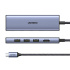 Ugreen Hub USB-C Macho, 3x USB-A 3.0, 1x HDMI, 1x SD, 1x MicroSD, 5 Gbit/s, Gris  1