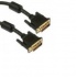 Unirise Cable DVI-D Macho - DVI-D Macho, 4.6 Metros, Negro  1