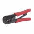 Urrea Pinza Crimpeadora SYS-303, RJ-11/RJ-12/RJ-45, Negro/Rojo  1