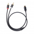 Vention Adaptador de Audio 2 x RCA Macho - USB Tipo C Macho, Negro, 3 Metros  2