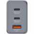 Verbatim Cargador de Pared GNC-65, 65W, 2x USB-C, 1x USB-A, Gris  2