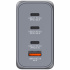 Verbatim Cargador de Pared GaN 200, 21V, 3x USB-C, 1x USB-A, Gris  2