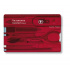 ﻿Victorinox Navaja Multiherramienta Swiss Card, 10 Funciones, Rojo  1