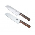 Victorinox Juego de Cuchillos Santoku Wood, 2 Piezas, Café  1