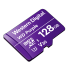 Memoria Flash Western Digital WD Purple, 128GB MicroSDXC V30 Class 3 (U3), para Videovigilancia  1