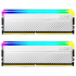 Kit Memoria RAM XPG Spectrix D45G RGB DDR4, 3600MHz 32GB (2x 16GB), CL18, Blanco  2