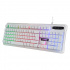 Kit Gamer de Teclado y Mouse Xtreme PC Gaming XT-932752, Alámbrico, USB, Blanco (Español)  3