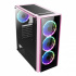 Gabinete Xzeal XZ110 con Ventana RGB, Tower, ATX/Micro ATX/Mini-ATX, USB 3.0/2.0, sin Fuente, 3 Ventiladores RGB Instalados, Rosa  3