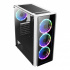 Gabinete Xzeal XZ110 con Ventana RGB, Tower, ATX/Micro-ATX/Mini-ATX, USB 3.0/2.0, sin Fuente, 3 Ventiladores RGB Instalados, Blanco ― Equipo en buen estado, no encienden LEDs de ventiladores frontales.  2