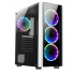 Gabinete Xzeal XZ110 con Ventana RGB, Tower, ATX/Micro-ATX/Mini-ATX, USB 3.0/2.0, sin Fuente, 3 Ventiladores RGB Instalados, Blanco ― Equipo en buen estado, no encienden LEDs de ventiladores frontales.  1