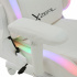 XZEAL Silla Gamer RGB XZ15, hasta 150Kg, Blanco  6