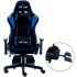 Yeyian Silla Gamer Brave, hasta 150Kg, Negro/Azul  2