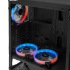 Gabinete Yeyian Krypton con Ventana, Midi Tower, ATX/Micro-ATX, USB 3.0, sin Fuente, 3 Ventiladores Instalados ARGB, Negro  6