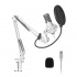Yeyian Kit Microfono para Streaming Agile, USB, Blanco ― incluye Soporte de Brazo, Soporte Amortiguador, Filtro, Abrazadera y Cable USB  6