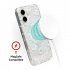 Zagg Funda Milan Floral con MagSafe para iPhone 16, Transparente  4